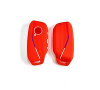 NINQ Coche Llave Cubierta para BMW 5 Series G60 G61 G68 2024, Coche Llave Protector, Funda Llave de Coche Resistente Al Polvo Accesorios,Normal-B Red