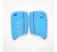 NINQ Coche Llave Cubierta para Seat Toledo 4 Arona Ateca Tarraco, Coche Llave Protector, Funda Llave de Coche Resistente Al Polvo Accesorios,Normal-D Light Blue