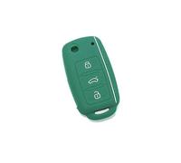 NINQ Coche Llave Cubierta para VW Golf 2002-2006, Coche Llave Protector, Funda Llave de Coche Resistente Al Polvo Accesorios,Normal-D Green