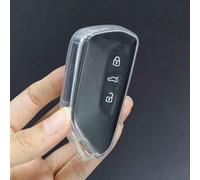 NINQ Coche Llave Cubierta para VW ID.3 ID.4 / T7 2020 2021 2022 2023 2024 2025, Coche Llave Protector, Funda Llave de Coche Resistente Al Polvo Accesorios,Einheitsgröße-A Transparent