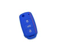 NINQ Coche Llave Cubierta para VW T1guan 2008 2009 2010 2011 2012, Coche Llave Protector, Funda Llave de Coche Resistente Al Polvo Accesorios,Normal-B Blue