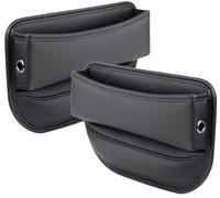 NINQ Coche Relleno de Huecos de Asiento para Jeep Commander 1.Generation 2006 2007 2008, Organizador Coche Multifunción Organizador Huecos de Asiento Bolsa Lateral,2 Piece-Black