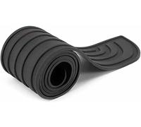 NINQ Coche Tiras Protectoras Parachoques Trasero para Ford Ranger IV SuperCab (Americas) 2019-2023, Goma Pegatina de Umbral Maletero Antiarañazos Proteger Accesorios,B-Black-104cm*9cm
