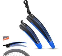 NINQ Guardabarros Bicicleta para Kona CoilAir Supreme 2008, Ajustable Salpicaduras Delantero y Trasero Accesorios, para 20"-26" Bicicleta,B-Blue