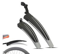 NINQ Guardabarros Bicicleta para Kona CoilAir Supreme 2008, Ajustable Salpicaduras Delantero y Trasero Accesorios, para 20"-26" Bicicleta,D-Grey