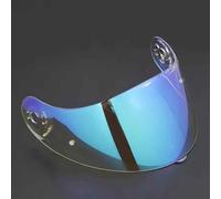 NINQ Lente de Visera Casco de Motocicleta para Nolan X-803/802 RS, UV Antivaho Visera de Lente Casco Accesorios Cascos de Moto,Normal-G Aurora Blue