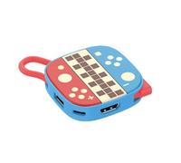 Ninten- do Switch Dock portátil para Switch 1&2/OLED, Switch 2 Dock de viaje compatible con 4K/60 Hz, puerto USB 3.0 con carga de 100 W, adaptador de base 3 en 1 para TV (Rojo y azul)