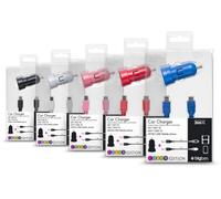 Nintendo 3DS - KFZ-Adapter "Color Edition" (farblich sortiert) [Importación alemana]