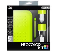 Nintendo 3DS XL Kit Accesorios Color Acid Green Two Dots