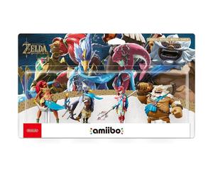 Nintendo Amiibo La Leyenda de Zelda Set de 4 Figuras Daruk/Mipha/Revali/Urbosa