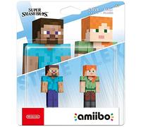 Nintendo Amiibo Figura Super Smash Bros Minecraft Steve y Alex