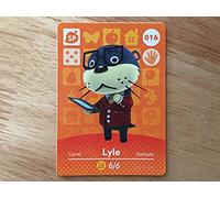 Nintendo Animal Crossing Happy Home Designer Amiibo Card 16 Lyle 016/100 vídeo juego