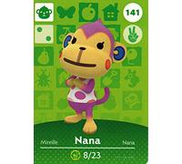 Nintendo Animal Crossing Happy Home Designer Amiibo Card Nana 141/200 USA Version