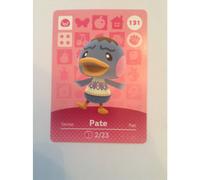 Nintendo Animal Crossing Happy Home Designer Amiibo Card Pate 131/200 USA Versin