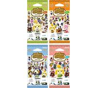 Nintendo Animal Crossing - Tarjetas Amiibo - Serie 1-4 - Paquete de 4 - 12 tarjetas en total