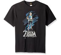 Nintendo Breath of The Wild Zelda Paint - Camiseta para Hombre - Negro - Small