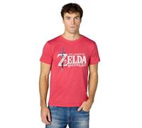 Nintendo Camiseta básica con logotipo para hombre, Rojo (Red Heather), XX-Large