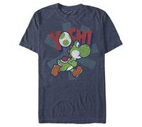 Nintendo Camiseta para Hombre So Yo, Navy Htr, L