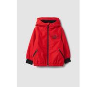 NINTENDO, Chaqueta Impermeable Roja Con Capucha Y Cremallera, Estampado Mario Kart, Niño, Rojo, Talla: 7-8