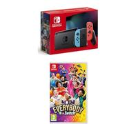 Nintendo Consola Switch - Color Azul Neón/Rojo Neón+ Everybody 1 2 Switch