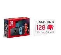 Nintendo Consola Switch - Color Azul Neón/Rojo Neón + Sonic microSD Card
