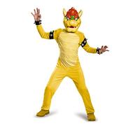 Nintendo DISK85147K - Disfraz de Bowser Deluxe para niños, dibujos animados, talla M