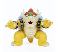 Nintendo Figura Gigante Big Bad Bowser 12 Pulgadas Super Mario, Muñeco Grande del Villano Clásico para Juego y Colección