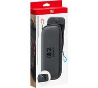 Nintendo Funda Estuche Rígida Carrying Case + Protector de Pantalla LCD para Nintendo Switch 2 SW2 Color Gris