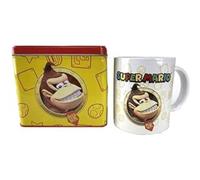 NINTENDO Huchas Decorativas de la Marca Modelo Set Taza + Hucha Donkey Kong Super Mario Bros