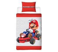 Nintendo Mario Kart Closeup Juego Funda Edredón Jugadores Dormitorio - Simple Y