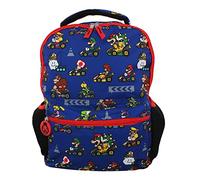 Nintendo Mario Kart - Mochila escolar de 16 pulgadas para niños y niñas, Azul, Talla única, Nintendo Mario Kart - Mochila escolar de 16 pulgadas para niños y niñas
