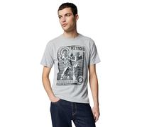 Nintendo Metroid Graphic Tees - Camiseta para Hombre - Gris - Large