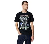 Nintendo Metroid Graphic Tees para Hombre - Negro - Medium