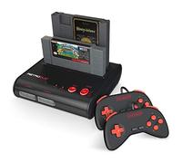 Nintendo NES, Super NES - Consola Retroduo Snes-Nes, Color Rojo Y Negro + 2 Mandos