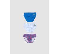 NINTENDO, Pack De 3 Slips Azules De Algodón Orgánico, Niño, Denim, Talla: 5-6