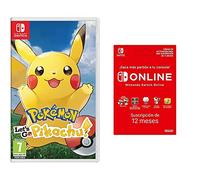 Nintendo Pokémon: Let's Go, Pikachu! + Switch Online 12 Meses Código de descarga