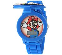 Nintendo Reloj Digital para Unisex Adulto de Cuarzo con Correa en Silicona GMA3015