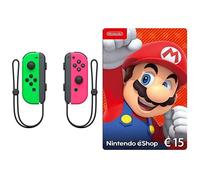 Nintendo - Set De Dos Mandos Joy-con (Nintendo Switch) & Nintendo eShop Tarjeta de Regalo de 15€