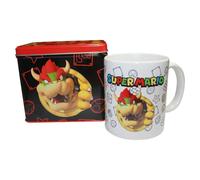 Nintendo Set taza y hucha Bowser Super Mario Bros – Decorativas, multicolor, único