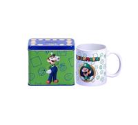 NINTENDO Set Taza + Hucha Luigi Super Mario Bros