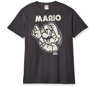 Nintendo So Mario playera para hombre - Gris - X-Large