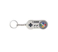 Nintendo Super Controller - Llavero de goma 3D, color gris, 16 cm