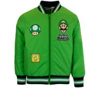Nintendo Super Mario Bomber Jacket, Mario and Luigi Bowser Peach Bomber Jacket, Luigi Green, 4