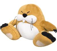 Nintendo Super Mario Bros - Peluche oficial (15 cm), diseño de Monty Mole/Topi, color gris