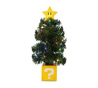 Nintendo Super Mario Bros. Super Star - Árbol de Navidad de Escritorio Iluminado por USB