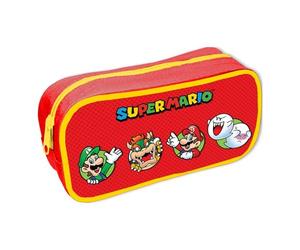 Nintendo: Super Mario Character Circles Rectangle Pencil Case (Portapenne)