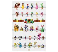 Nintendo Super Mario Character Parade Unisex Póster Multicolor Papel 61 x 91,5 cm
