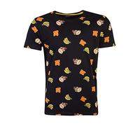 Nintendo: Super Mario Donkey Kong Banana Aop Black (T-Shirt Unisex Tg. M)