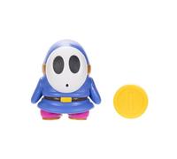 Nintendo Super Mario - Figura de hombre tímido azul de 4 pulgadas con accesorio para monedas. A partir de 3 años (con licencia oficial)