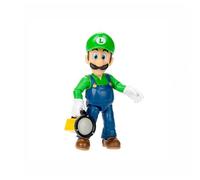 Nintendo super mario - figura luigi de 13 cm totalmente articulada - j